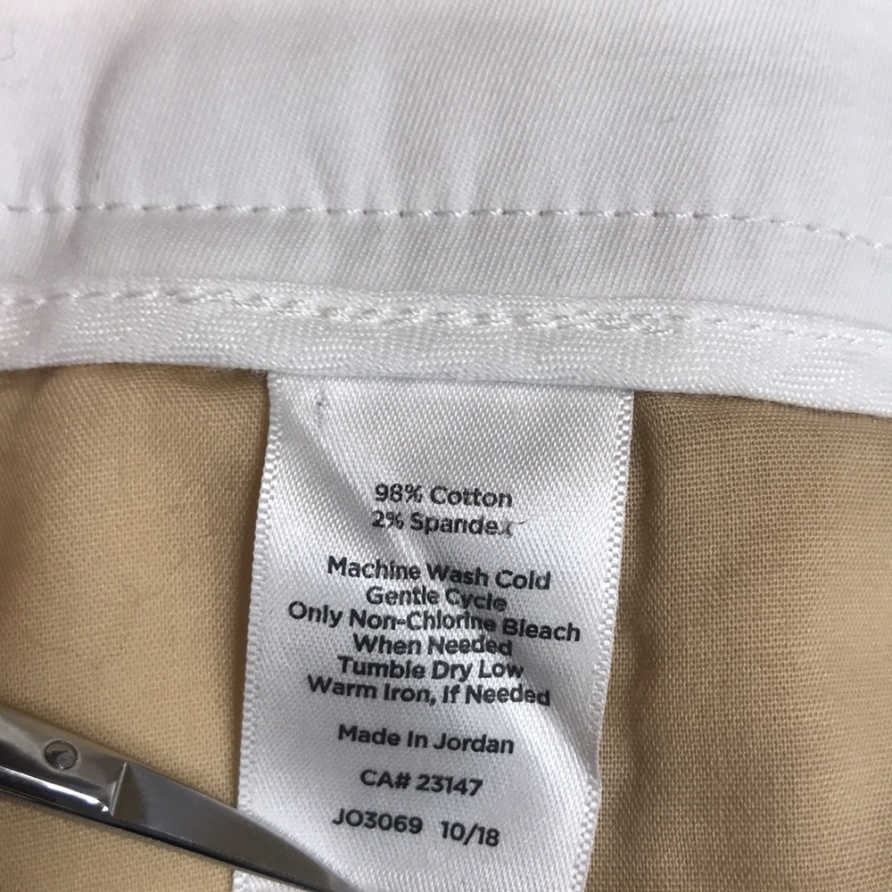 TALBOTS White Straight-Leg Chino💕 - Picture 8 of 11